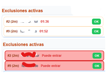 Gestión y seguimiento de exclusiones en Handball4Clubs